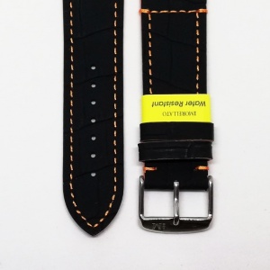 Curea de ceas rezistenta la apa Negru cu Portocaliu Morellato - 20mm / 22mm / 24mm - A01X4910B44886CR - Img 2