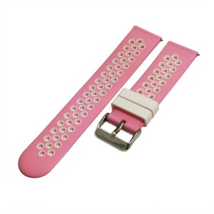 Curea de ceas Roz din Silicon 22mm WZ5356 - Img 2