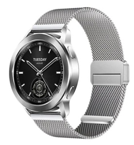Curea Metalică Hoco WH07 – Universală pentru Ceas Inteligent – Conectori 20 mm – Cataramă Magnetică – Oțel Inoxidabil