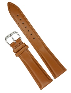 Curea Piele Naturală Maro-Deschis – 18/20/22 mm – Lungime XL (135+80 mm)