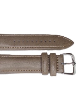 Curea Piele Naturală Taupe – 14/16/18/20/22 mm – Cataramă Oțel – Finisaj Sofisticat - Img 4