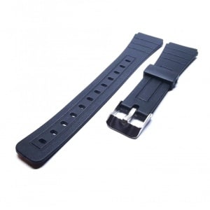 Curea PVC Compatibilă Casio F91W, W-800H, SGW-400, A158/A168, AE1200/1300 – 18/20 mm - Img 3