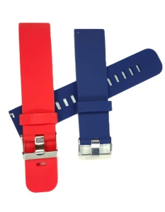 Curea Silicon Fin – 18/21 mm – Roșu, Alb, Bleumarin, Gri și Negru – Compatibilă Smartwatch - Img 3