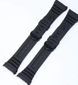 Curea Silicon pentru Casio W-96H-1A/2A/9A – 3239 – 23 cm – Impermeabilă – Sport – Negru - Img 2