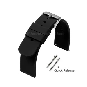 Curea Smartwatch din Silicon Premium – Sistem Quick Release – 18mm / 20mm / 22mm - Img 3