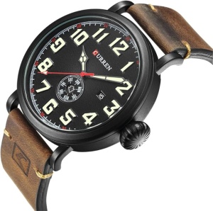 Curren 8283 – Ceas Bărbătesc Design Militar – Carcasă Aliaj – Curea Piele