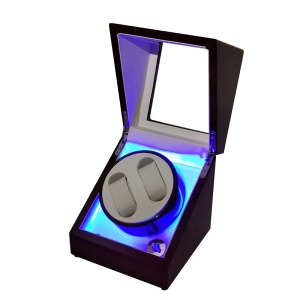 Cutie Intoarcere Ceasuri Automatice cu LED - Watch Winder 2+0 - Img 5