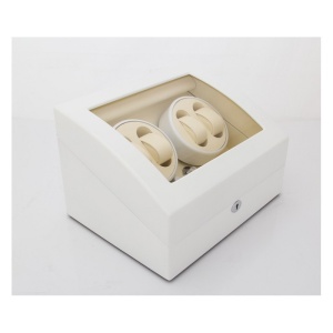 Cutie Intoarcere Ceasuri Watch Winder 4 + 6 spatii din lemn ALB WW46W - Img 3