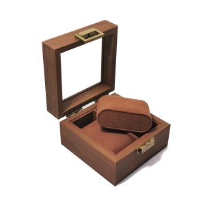 Cutie pentru ceasuri Coffee Brown cu 2 spatii CF-H102-6 - Img 3