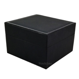 Cutie Pentru Un Ceas Piele Ecologica Neagra WZ245 - Img 3