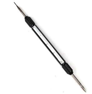 Extractor Telescoape Profesional Negru – Vârf Bifurcat 1.2 mm – Oțel Inoxidabil
