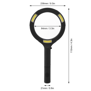 Lupă 4X cu iluminare LED 3X - WZ2499 - Img 4