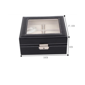 Ofertă Limitată: 1 + 1 CADOU – Casetă Depozitare 6 Ceasuri Piele Eco - Img 4