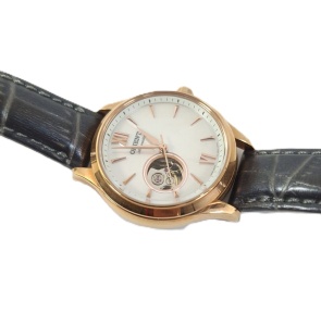 Orient Fashionable Automatic FDB0A003W0 – Ceas Damă – Mecanism Japonez 46A40 – 36 mm – Carcasă Roz-Aurie – Cadran Open Heart - Img 3