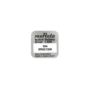 Pachet 10 baterii pentru ceas - Murata SR621SW - 364