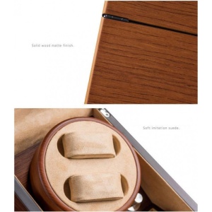 Watch Winder 2+ 0 - Lemn Natur - Dispozitiv pentru intoarcere ceasuri automatice - WW3868 - Img 5