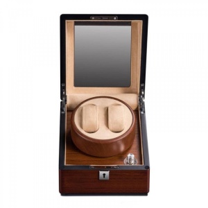 Watch Winder 2+ 0 - Lemn Natur - Dispozitiv pentru intoarcere ceasuri automatice - WW3868 - Img 7