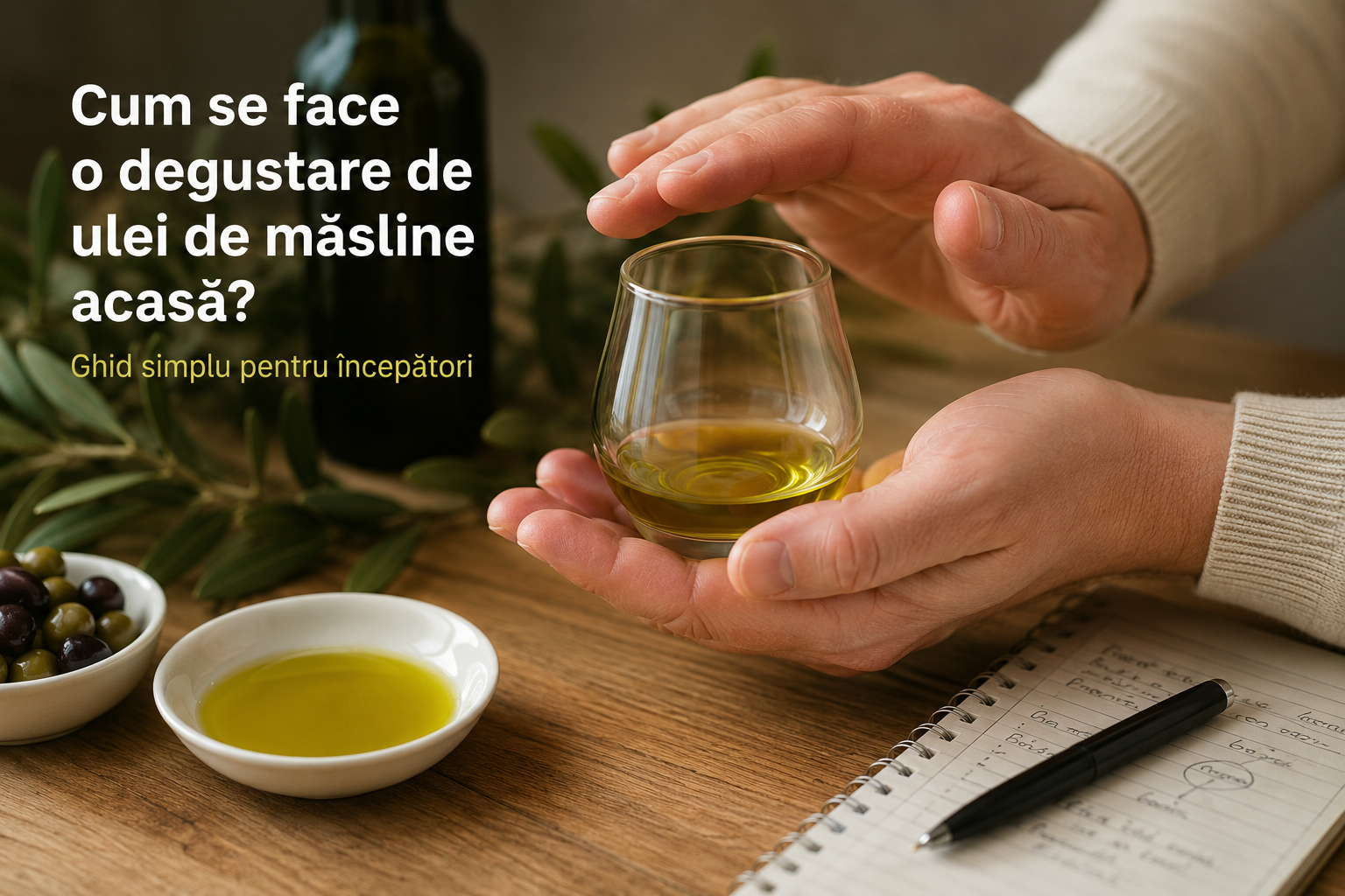 Cum se degusta uleiul de masline acasa