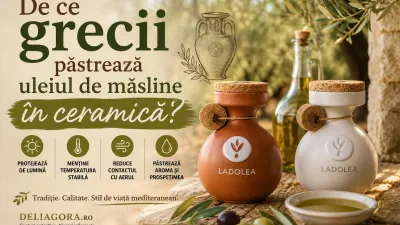 De ce grecii păstrează uleiul de măsline în ceramică?