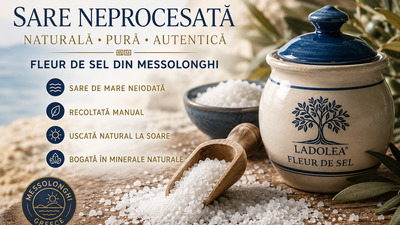 Sare naturala neprocesata: tipuri, beneficii și cum alegi o sare naturală de calitate