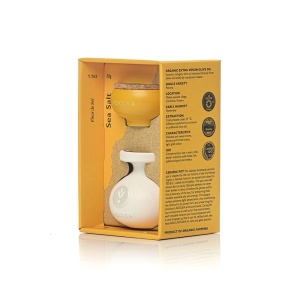 amfora greceasca Sare de masa neprocesata (30g) și ulei de măsline extravirgin organic (80ml) cutie de lemn suprapuse