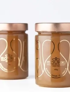 Miere de brad cu vanilie Mouriki - borcan 450gr - Img 2