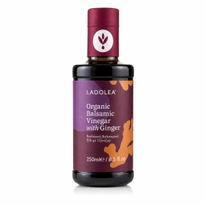 Oțet balsamic organic LADOLEA cu ghimbir - sticlă 250ml