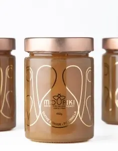 Miere de brad cu vanilie Mouriki - borcan 450gr - Img 3