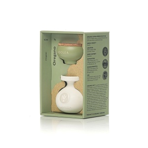 amfora greceasca Ulei de Măsline Extravirgin Organic și Oregano în Olivieră din Ceramică Artizanală