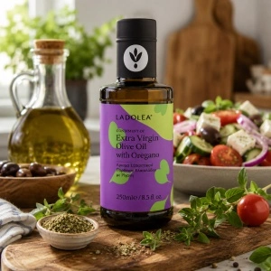 Ulei de masline extravirgin cu Oregano - sticla de 250 ml - Img 2