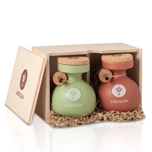 Ulei de măsline extravirgin organic + Oțet balsamic organic cu bergamotă