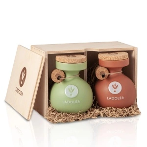 Ulei de măsline extravirgin organic + Oțet balsamic organic cu bergamotă