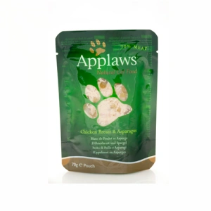 Applaws Cat Adult Piept de pui cu sparanghel, plic 70 gr