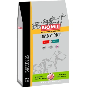 Biomill Breeders Dog Adult Miel si Orez 20 kg
