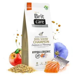 Brit Care, Hypoallergenic, Dog Show Champion, Somon & Hering, 3 kg - Img 2