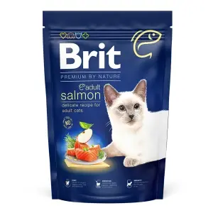 Brit Premium by Nature Cat Adult Salmon 8 kg + 1.5 kg cadou - Img 2