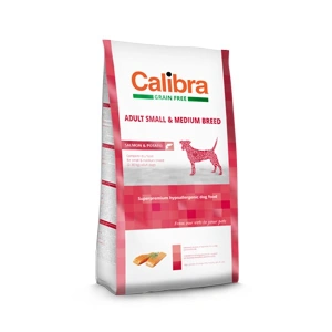 Calibra Dog GF Adult Small Medium Breed Salmon 12 kg