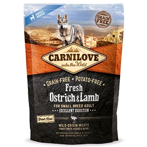 Carnilove Fresh Ostrich and Lamb for Small Breed Dogs 1.5 kg