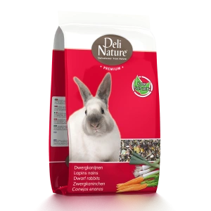 Hrana completa pentru iepuri pitici, Deli Nature Premium, 800 gr