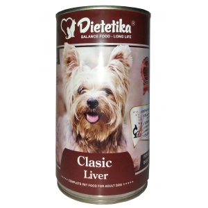 Hrana umeda pentru caini, Dietetika Clasic, cu Ficat, 415 gr - Img 2