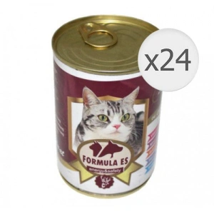 Hrana umeda pentru pisici, Formula ES, Vanat, 24 x conserva 415 g
