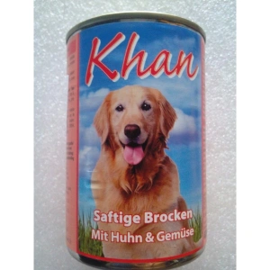 Khan Dog conserva de Pui si Legume in sos 400 gr