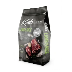 Kudo Adult Mediu-Maxi Sensitive - Hrana uscata, presata la rece - Miel si Orez - 12kg + cadou Kudo Carne Rosie si Legume - 3kg