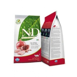 N&D Cat Grain Free Pui si Rodie 10 kg