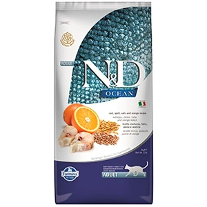 ND Ocean Cat Cod, Spelt, Oats and Orange 10 kg