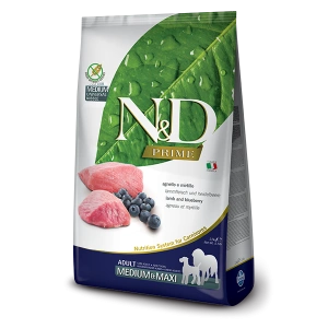 ND Prime GF Dog Lamb and Blueberry Adult Medium and Maxi 12 kg
