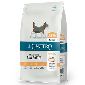 Quattro Dry All Breed Junior Dog Food Extra Poultry 7 kg