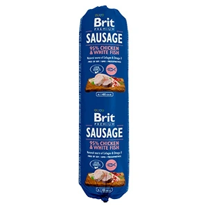 Salam Brit cu Pui si Peste Alb 800 g