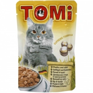 Tomi Cat cu Pui si Iepure, 20 plicuri x 100 g