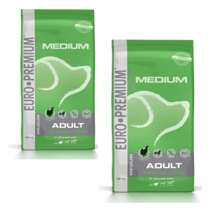 2 X Euro Premium Adult Medium Pui si Orez 12 kg
